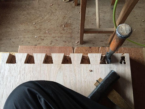 ノミ作業