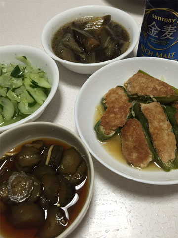 調理された野菜