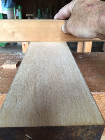 鉋の調整
