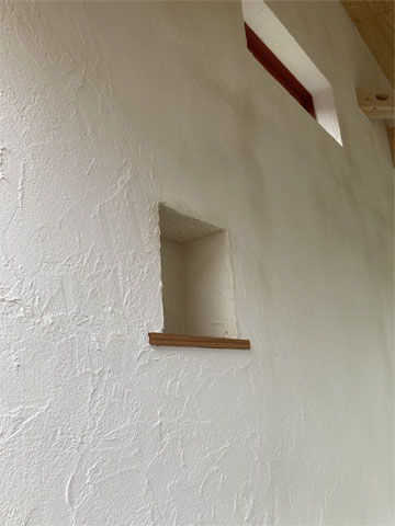 漆喰塗り