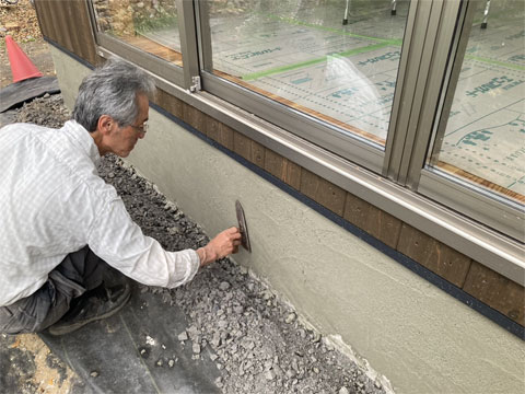仕上げ塗り