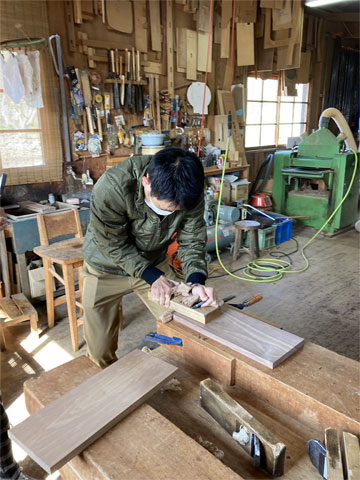 木工体験 カッティングボードを作ろう